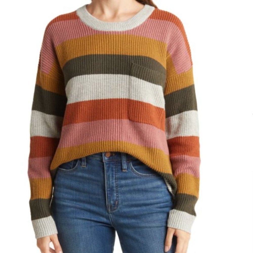 Madewell Thompson Pocket Pullover Sweater‎ XS